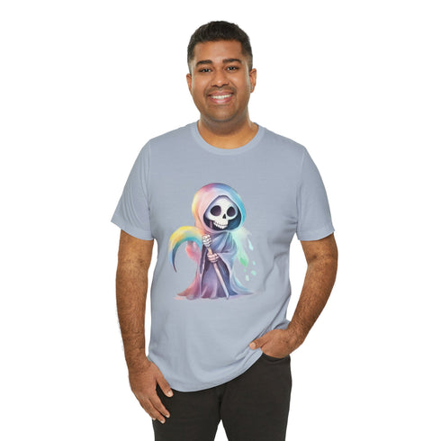 Cute Colorful Reaper - Short Sleeve Tee